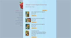 Desktop Screenshot of coastalorganicshomedelivery.com